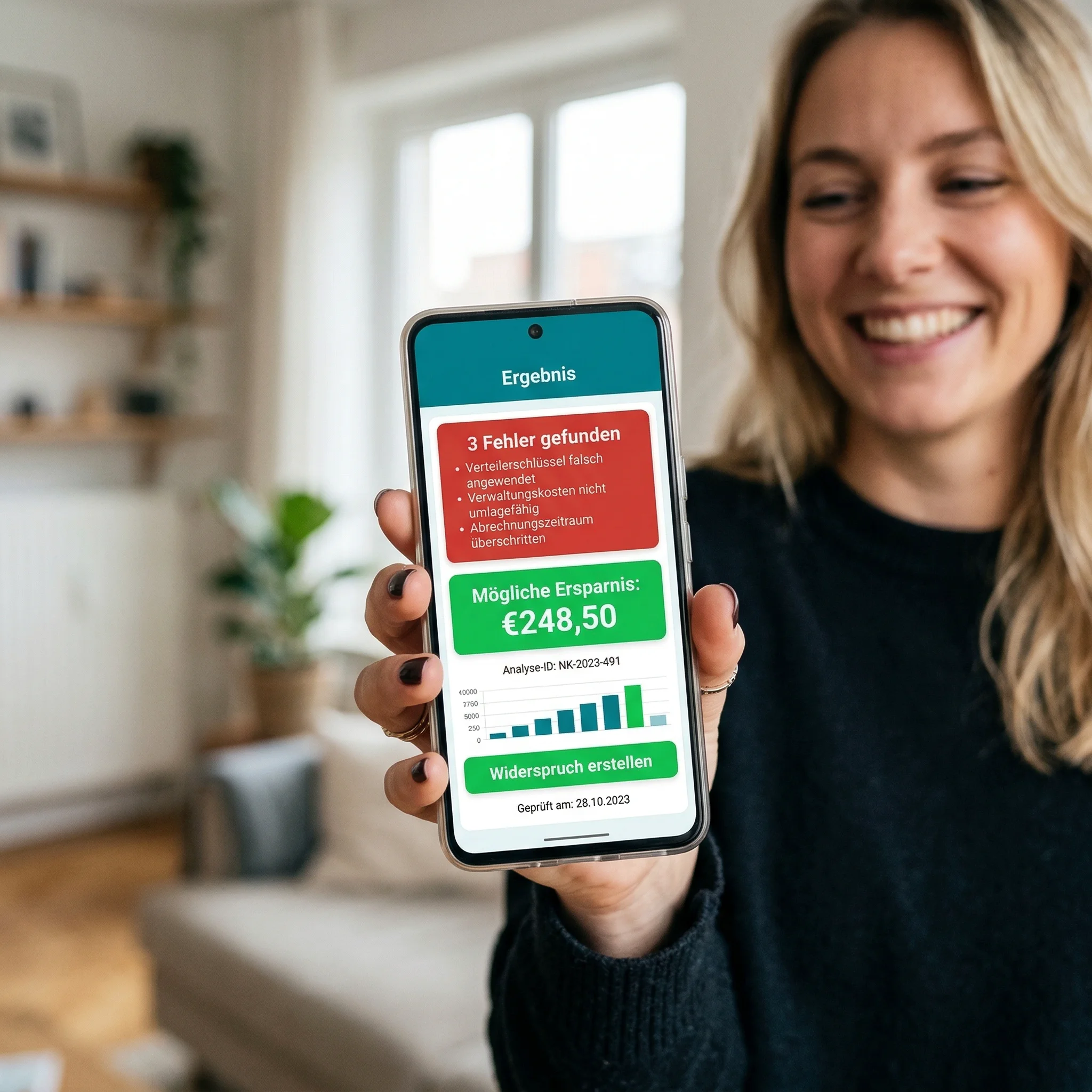 Schritt 3: Fertigen Widerspruch erhalten und absenden